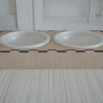 Intra απο ξύλο plywood 3mm-4mm πάχος - Βάση για μπολ για σκύλους / Μπολ τροφοδοσίας για σκύλους γάτες 280 Δίασταση 30x20 cm INTRAFABR-53989708 - Image 1