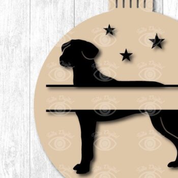 Intra απο ξύλο plywood 3mm-4mm πάχος - Σκύλος Χριστουγεννιάτικο Στολίδι Lover Pet Δίασταση 3x3 cm INTRAFABR-46516879 - Image 5