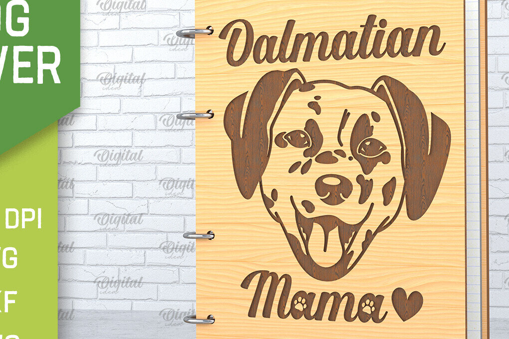 Intra απο ξύλο plywood 3mm-4mm πάχος -  κάλυμμα σκύλου. Δαλματίας  Δίασταση 30x20 cm INTRAFABR-89117077