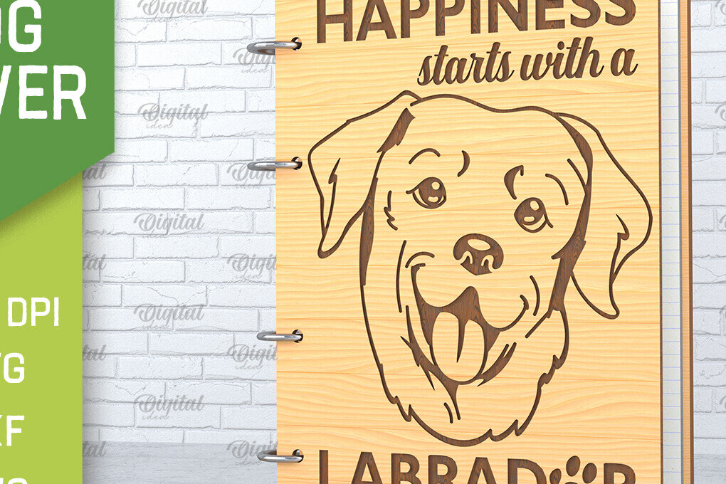 Intra απο ξύλο plywood 3mm-4mm πάχος -  κάλυμμα σκύλου. Labrador  Δίασταση 30x20 cm INTRAFABR-89117018