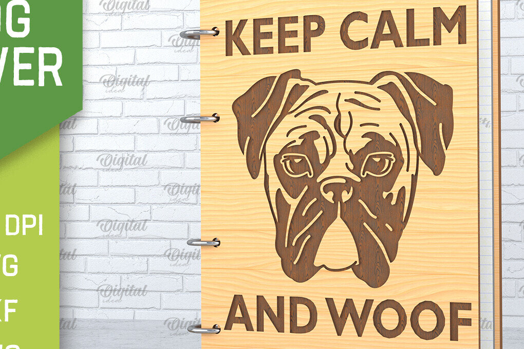 Intra απο ξύλο plywood 3mm-4mm πάχος -  κάλυμμα σκύλου. Woof  Δίασταση 30x20 cm INTRAFABR-89115989