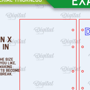 Intra απο ξύλο plywood 3mm-4mm πάχος - Πακέτο  Καλύμματα σκύλων. Κάλυμμα 3D σημειωματάριου Δίασταση 30x20 cm INTRAFABR-88891878 - Image 2