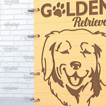 Intra απο ξύλο plywood 3mm-4mm πάχος - Πακέτο  Καλύμματα σκύλων. Κάλυμμα 3D σημειωματάριου Δίασταση 30x20 cm INTRAFABR-88891878 - Image 5