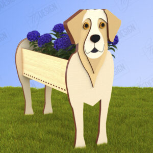 Intra απο ξύλο plywood 3mm-4mm πάχος - Στάση λουλουδιών σκύλου  | Κήπος Δίασταση 30x20 cm INTRAFABR-120427645