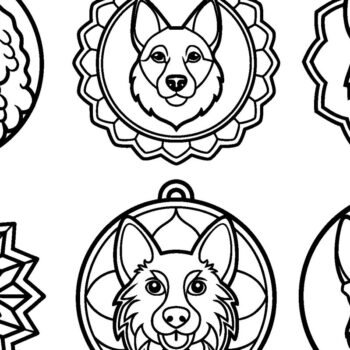 Intra απο ξύλο plywood 3mm-4mm πάχος - Δέσμη  κοπής με μπρελόκ για σκύλους Δίασταση 3600x3600 cm INTRAFABR-120791401 - Image 3