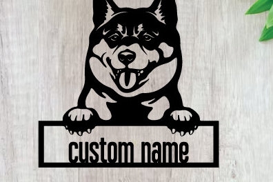 Intra απο ξύλο plywood 3mm-4mm πάχος -  κοπής με λέιζερ σκύλου, μεταλλική τέχνη τοίχου σκύλου Δίασταση 40x50 cm INTRAFABR-110507065