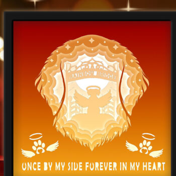 Intra απο ξύλο plywood 3mm-4mm πάχος - Μνημείο σκύλου Δίασταση 20x20 cm INTRAFABR-27964126 - Image 1