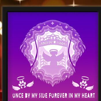 Intra απο ξύλο plywood 3mm-4mm πάχος - Μνημείο σκύλου Δίασταση 20x20 cm INTRAFABR-27964126 - Image 2