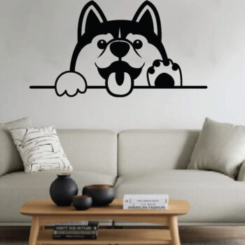 Intra απο ξύλο plywood 3mm-4mm πάχος - Dog Metal Wall Art, Dog Laser Cut Δίασταση 40x50 cm INTRAFABR-66802260 - Image 3