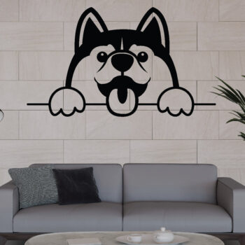 Intra απο ξύλο plywood 3mm-4mm πάχος - Dog Metal Wall Art, Dog Laser Cut Δίασταση 40x50 cm INTRAFABR-66802360 - Image 2