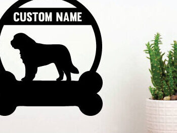 Intra απο ξύλο plywood 3mm-4mm πάχος -  κοπής με λέιζερ τέχνης μεταλλικής διακόσμησης τοίχου Dog Δίασταση 40x50 cm INTRAFABR-74782416 - Image 2