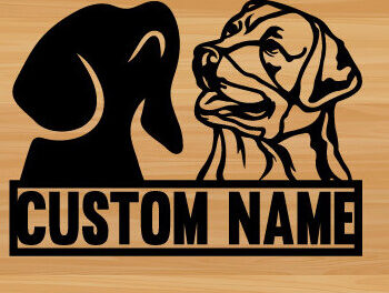 Intra απο ξύλο plywood 3mm-4mm πάχος - κοπής με λέιζερ τέχνης μεταλλικής διακόσμησης τοίχου Dog Δίασταση 40x50 cm INTRAFABR-74782929 - Image 1