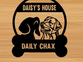 Intra απο ξύλο plywood 3mm-4mm πάχος - κοπής με λέιζερ τέχνης μεταλλικής διακόσμησης τοίχου Dog Δίασταση 40x50 cm INTRAFABR-74783113 - Image 1