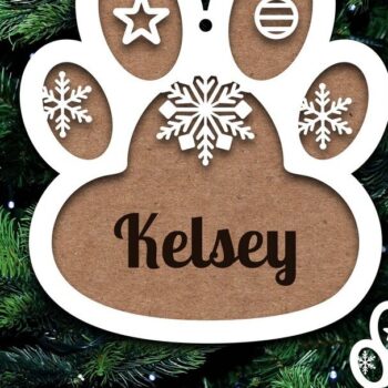 Intra απο ξύλο plywood 3mm-4mm πάχος - Στολίδι σκύλου Προσωποποιημένο  Laser Cut Δίασταση 8x4 cm INTRAFABR-20658174 - Image 7