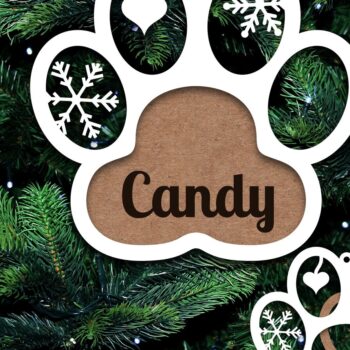 Intra απο ξύλο plywood 3mm-4mm πάχος - Στολίδι σκύλου Προσωποποιημένο  Laser Cut Δίασταση 8x4 cm INTRAFABR-20607686 - Image 3