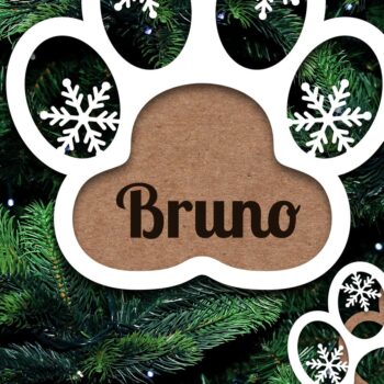 Intra απο ξύλο plywood 3mm-4mm πάχος - Στολίδι σκύλου Προσωποποιημένο  Laser Cut Δίασταση 8x4 cm INTRAFABR-20607686 - Image 5