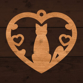 Intra απο ξύλο plywood 3mm-4mm πάχος - Στολίδι σκύλου ,  Δίασταση 6x6 cm INTRAFABR-113802646 - Image 1