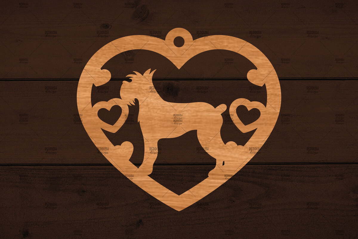 Intra απο ξύλο plywood 3mm-4mm πάχος - Στολίδι σκύλου ,  Δίασταση 6x6 cm INTRAFABR-113802471