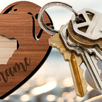 Intra απο ξύλο plywood 3mm-4mm πάχος -  με κλειδαριές καρδιών ποδιών σκύλου Δίασταση 20x20 cm INTRAFABR-27262938 - Image 2