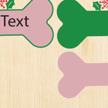 Intra απο ξύλο plywood 3mm-4mm πάχος - Χριστουγεννιάτικο στολίδι Dog Paw Pet Δίασταση 15x18 cm INTRAFABR-93258931 - Image 2