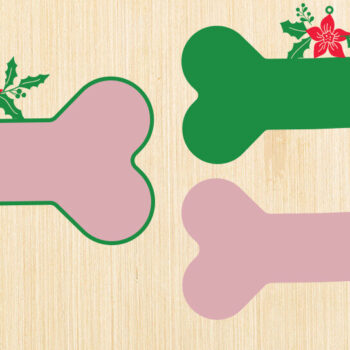 Intra απο ξύλο plywood 3mm-4mm πάχος - Χριστουγεννιάτικο στολίδι Dog Paw Pet Δίασταση 15x18 cm INTRAFABR-93258931 - Image 3