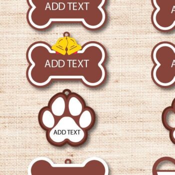 Intra απο ξύλο plywood 3mm-4mm πάχος - Χριστουγεννιάτικο στολίδι Dog Paw Pet Δίασταση 3x3 cm INTRAFABR-44512453 - Image 1