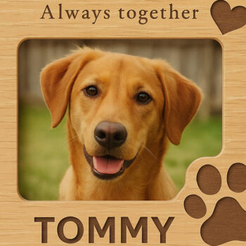 Intra απο ξύλο plywood 3mm-4mm πάχος - Πακέτο φωτογραφιών σκύλου με Laser Cut  Δίασταση 4x4 cm INTRAFABR-120646017 - Image 4