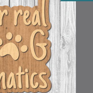 Intra απο ξύλο plywood 3mm-4mm πάχος - Διακόσμηση κοπής με λέιζερ αποσπάσματα σκύλου  7 Δίασταση 20x20 cm INTRAFABR-106886166