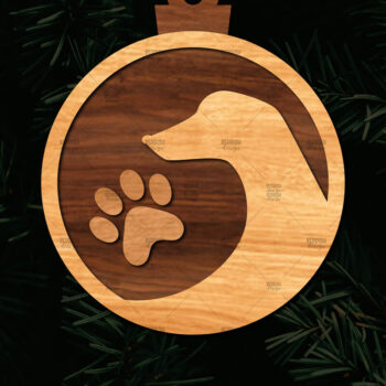 Intra απο ξύλο plywood 3mm-4mm πάχος - Στρογγυλό στολίδι με λέιζερ  Δίασταση 6x6 cm INTRAFABR-113645945 - Image 1