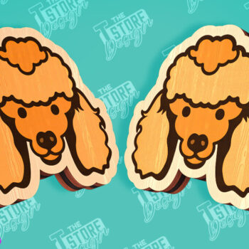 Intra απο ξύλο plywood 3mm-4mm πάχος - Πακέτο σχεδίασης σκουλαρίκια σκουλαρίκια | CNC Δίασταση 3x3 cm INTRAFABR-96201299 - Image 9