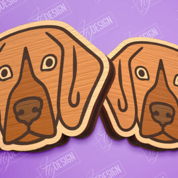 Intra απο ξύλο plywood 3mm-4mm πάχος - Πρότυπο σκουλαρίκια σκουλαρίκια κοπής με λέιζερ Δίασταση 3x3 cm INTRAFABR-96135617 - Image 1