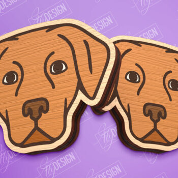 Intra απο ξύλο plywood 3mm-4mm πάχος - Πρότυπο σκουλαρίκια σκουλαρίκια κοπής με λέιζερ Δίασταση 3x3 cm INTRAFABR-96135701 - Image 1