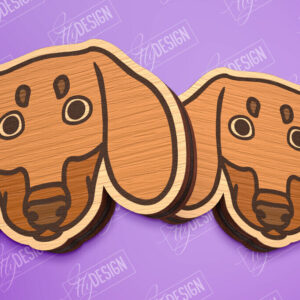 Intra απο ξύλο plywood 3mm-4mm πάχος - Πρότυπο σκουλαρίκια σκουλαρίκια κοπής με λέιζερ Δίασταση 3x3 cm INTRAFABR-96135712