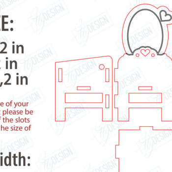 Intra απο ξύλο plywood 3mm-4mm πάχος - Πακέτο επίπλων κρεβατοκάμαρας κουκλόσπιτου | CNC Δίασταση 20x20 cm INTRAFABR-119537767 - Image 2