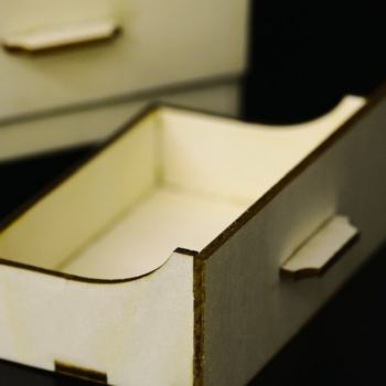 Intra απο ξύλο plywood 3mm-4mm πάχος - Κουκλόσπιτο Συρταριέρα, Κουτί κοσμημάτων Δίασταση 20x20 cm INTRAFABR-115533744 - Image 1