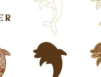 Intra απο ξύλο plywood 3mm-4mm πάχος - Dolphin Fish Cut Laser . Δίασταση 30x30 cm INTRAFABR-36049062 - Image 4