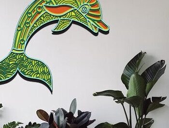 Intra απο ξύλο plywood 3mm-4mm πάχος - Dolphin Laser Cut Δίασταση 30x30 cm INTRAFABR-35967673 - Image 4