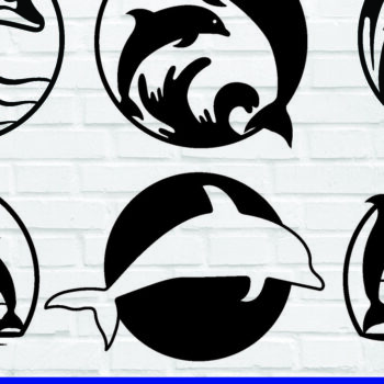 Intra απο ξύλο plywood 3mm-4mm πάχος -  με λέιζερ Dolphin Metal Art Wall Art Δίασταση 40x50 cm INTRAFABR-76878768 - Image 1