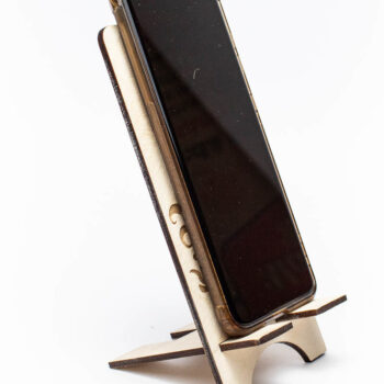 Intra απο ξύλο plywood 3mm-4mm πάχος - Τηλεφωνική βάση Dolphin with Waves Δίασταση 20x20 cm INTRAFABR-66103392 - Image 4