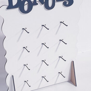 Intra απο ξύλο plywood 3mm-4mm πάχος - Donut Stand Πάρτι Γάμου Γενέθλια Δίασταση 30x20 cm INTRAFABR-67083179 - Image 2