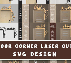 Intra απο ξύλο plywood 3mm-4mm πάχος - Δέσμη  με γωνιακή  πόρτας Δίασταση 30x20 cm INTRAFABR-84498041