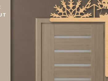 Intra απο ξύλο plywood 3mm-4mm πάχος - Δέσμη  με γωνιακή  πόρτας Δίασταση 30x20 cm INTRAFABR-84498041 - Image 4