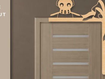 Intra απο ξύλο plywood 3mm-4mm πάχος - Δέσμη  με γωνιακή  πόρτας Δίασταση 30x20 cm INTRAFABR-84498041 - Image 6