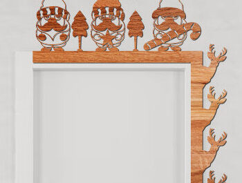 Intra απο ξύλο plywood 3mm-4mm πάχος - Δέσμη  με γωνιακή  πόρτας Δίασταση 30x20 cm INTRAFABR-84498041 - Image 9