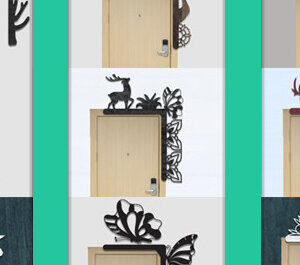 Intra απο ξύλο plywood 3mm-4mm πάχος - Δέσμη  με γωνιακή  πόρτας Δίασταση 40x50 cm INTRAFABR-70005671