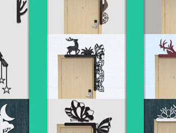 Intra απο ξύλο plywood 3mm-4mm πάχος - Δέσμη  με γωνιακή  πόρτας Δίασταση 40x50 cm INTRAFABR-70005671 - Image 1