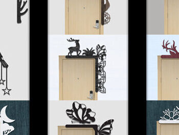 Intra απο ξύλο plywood 3mm-4mm πάχος - Δέσμη  με γωνιακή  πόρτας Δίασταση 40x50 cm INTRAFABR-70005671 - Image 2