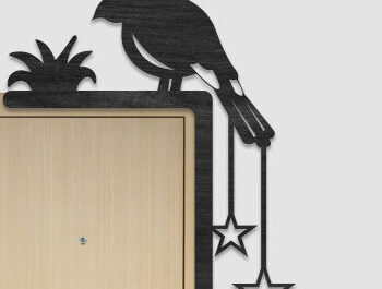 Intra απο ξύλο plywood 3mm-4mm πάχος - Δέσμη  με γωνιακή  πόρτας Δίασταση 40x50 cm INTRAFABR-70005671 - Image 5