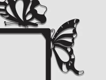 Intra απο ξύλο plywood 3mm-4mm πάχος - Γωνιακή πόρτα  Cut Laser Δίασταση 40x50 cm INTRAFABR-69865416 - Image 2