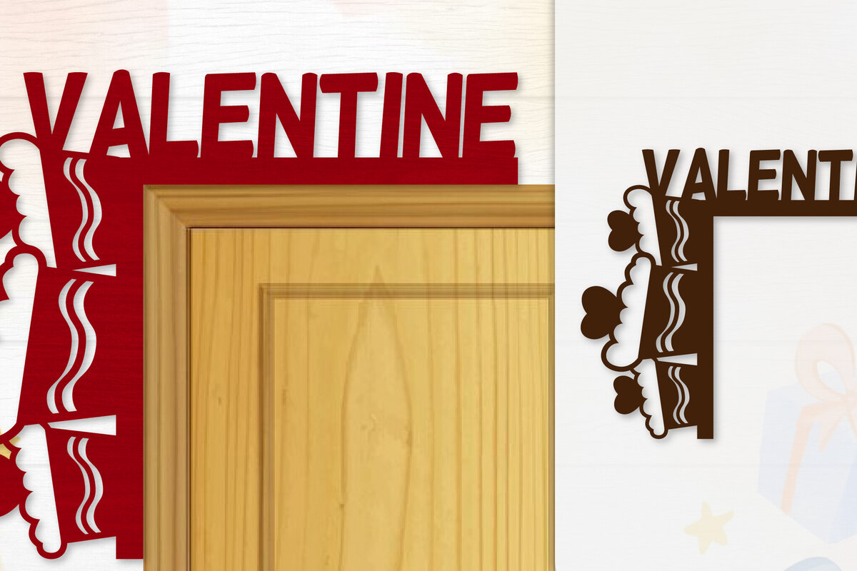 Intra απο ξύλο plywood 3mm-4mm πάχος - Γωνιακή πόρτα για Valentine Lasercut Δίασταση 20x20 cm INTRAFABR-114810456